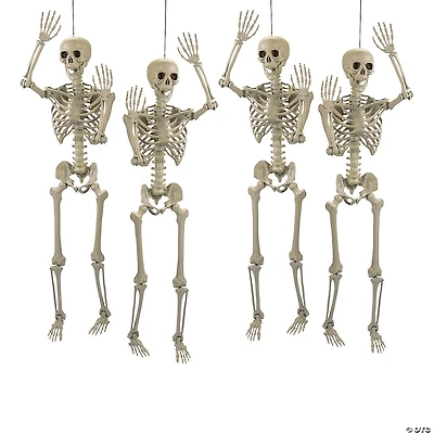 5 Ft. Life Size Posable Skeleton Halloween Decoration