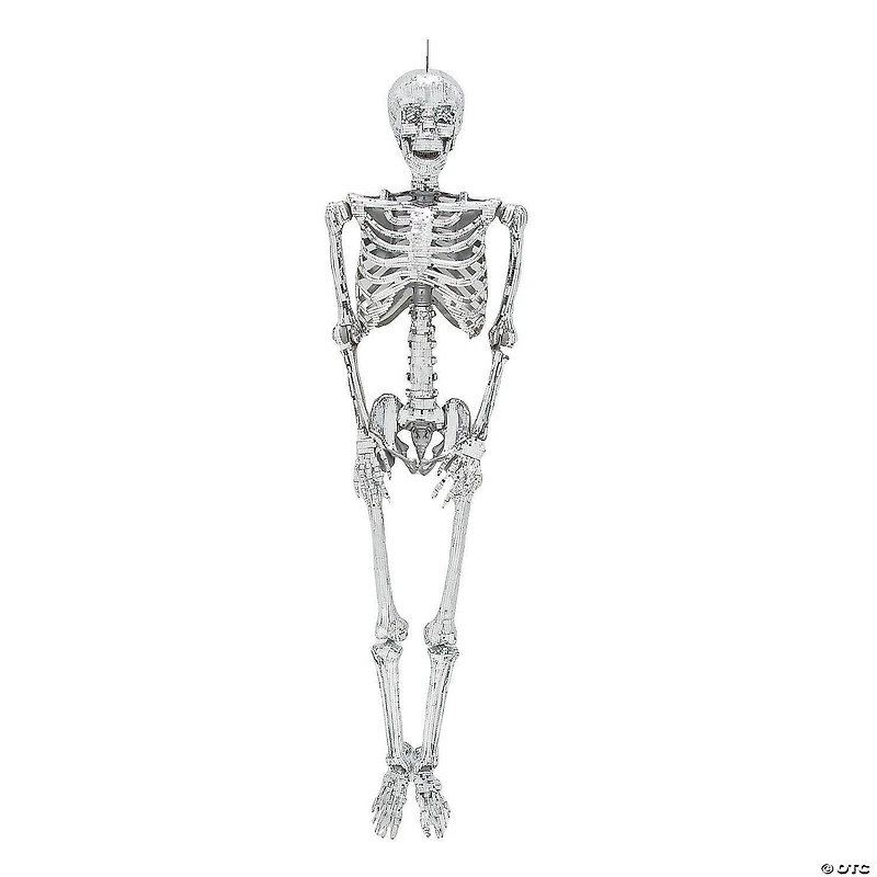 5 Ft. Posable Disco Skeleton Halloween Decoration