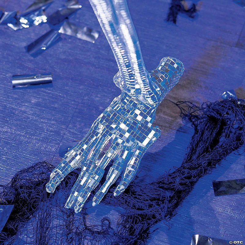 5 Ft. Posable Disco Skeleton Halloween Decoration