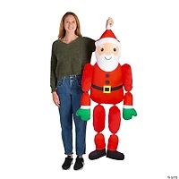 5 Ft. Stuffed Santa Christmas Decoration
