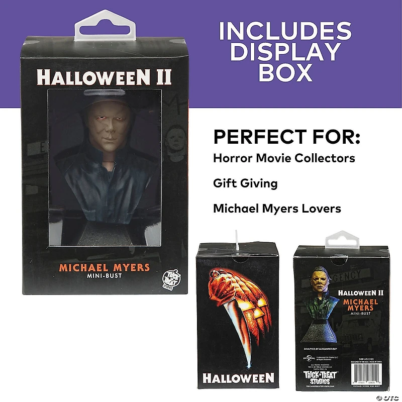 5" Halloween II™ (1981) Michael Myers Collectible Mini Bust Decoration