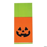 5" x 11 1/2" Bulk 50 Pc. Halloween Jack-O’-Lantern Cellophane Bags
