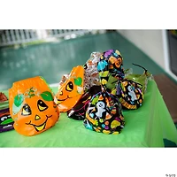 5" x 11 1/2" Halloween Ghost Cellophane Treat Bags - 12 Pc.