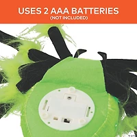 50" x 4" Green Illuminated Spider Halloween Decoration