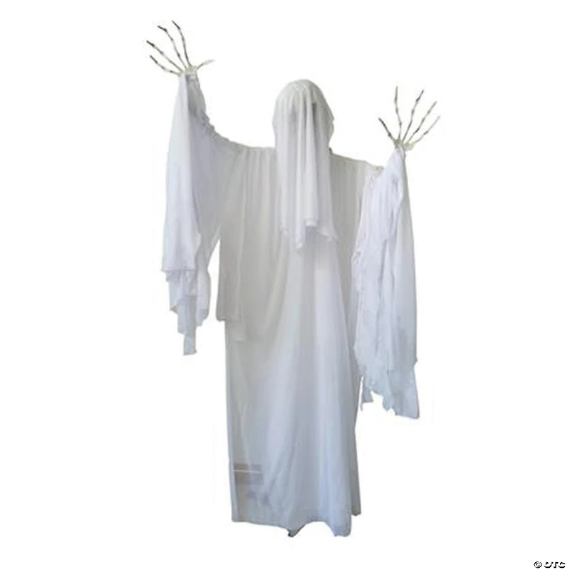 55" x 65 1/2" Standing Animated Skeleton Ghost Halloween Decoration