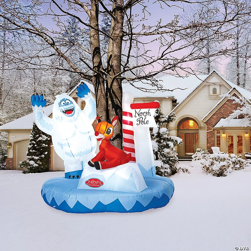 57" Blow-Up Inflatable Rudolph