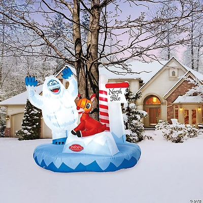 57" Blow-Up Inflatable Rudolph