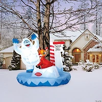57" Blow-Up Inflatable Rudolph