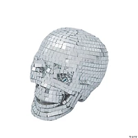 6 1/4" Disco Mosaic Skull Halloween Decoration