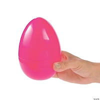 6" Bulk 144 Pc. Bright Plastic Easter Egg