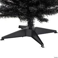 6' Charcoal Brown Iridescent Slim Artificial Tinsel Halloween Tree  Unlit