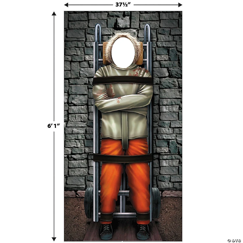 6 Ft. 1" Convict Photo Prop Cardboard Cutout Stand-Up Halloween Decoration