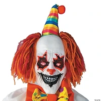 6 Ft. 2 3/4" Animated Standing Light-Up Multicolor Clown Halloween Decoration