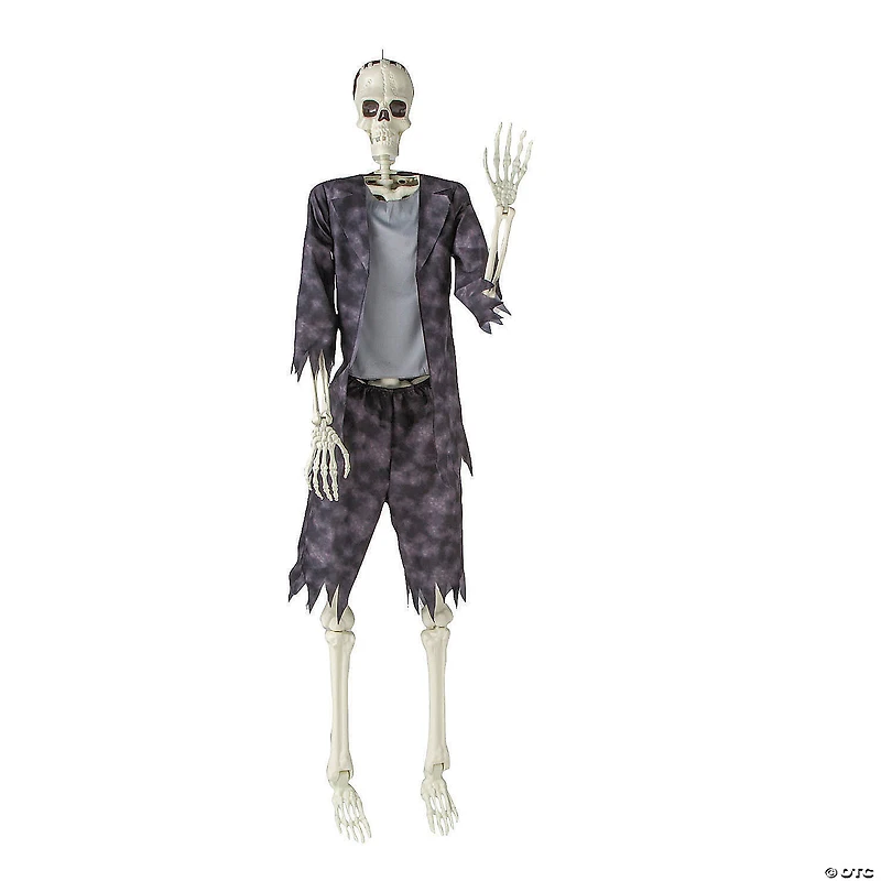6 Ft. 2" Standing Franky Skeleton Halloween Decoration