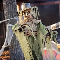 6 Ft. Animated Inferno Scarecrow Halloween Decoration