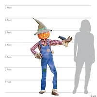 6 ft. Animated Whimsical Scarecrow