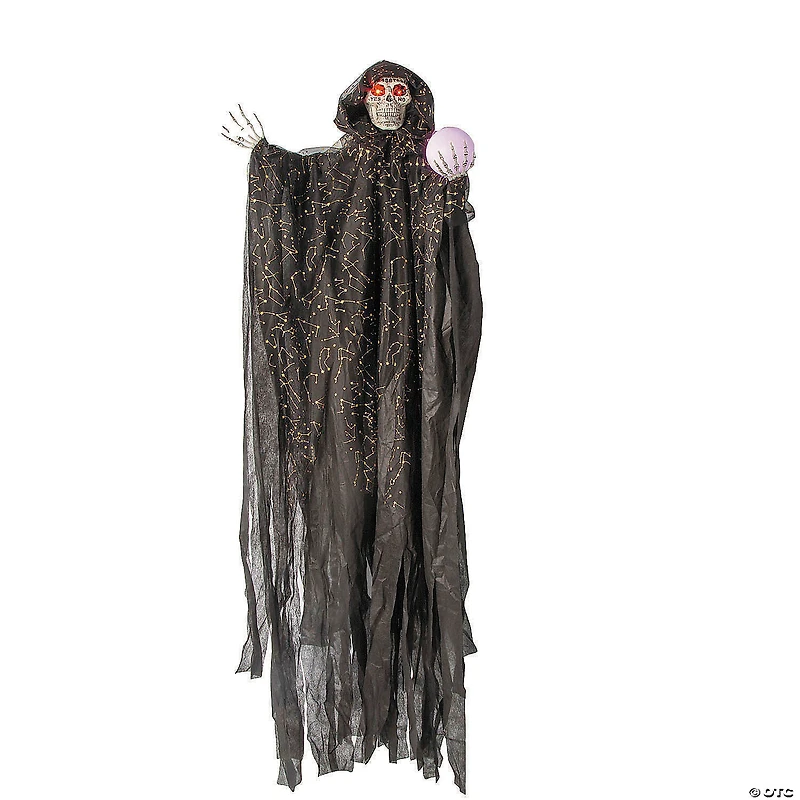 6 Ft. Hanging Light-Up Constellations Skeleton Witch Halloween Decoration