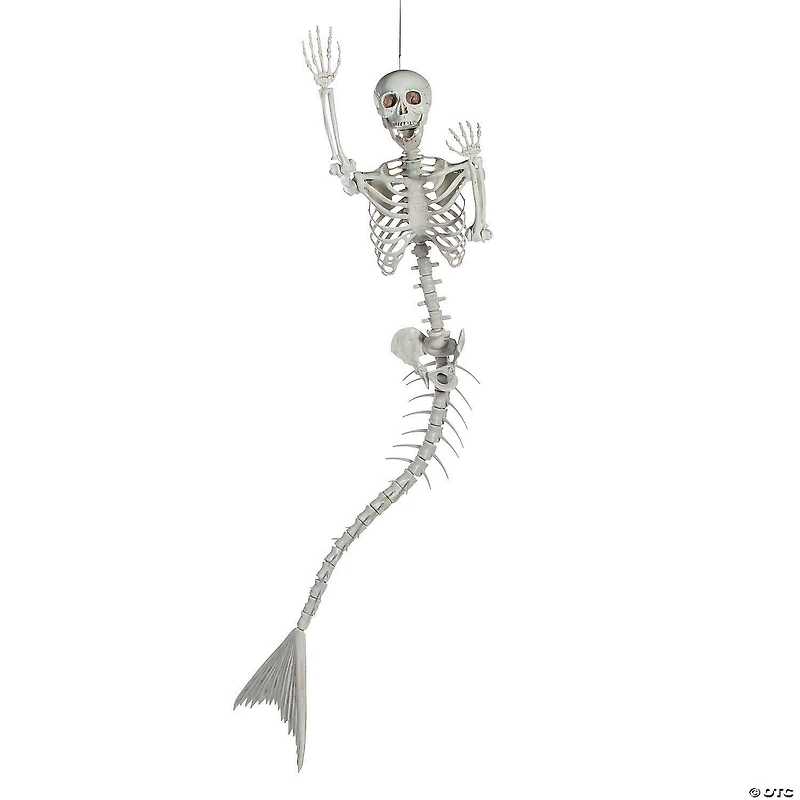 6 Ft. Life-Size Original Mermaid Skeleton Halloween Decoration