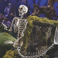 6 Ft. Life-Size Original Mermaid Skeleton Halloween Decoration