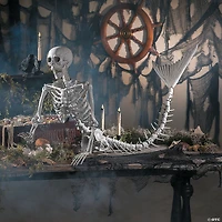 6 Ft. Life-Size Original Mermaid Skeleton Halloween Decoration
