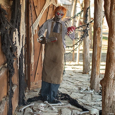 6 ft. Lifesize Animated Chainsaw Man