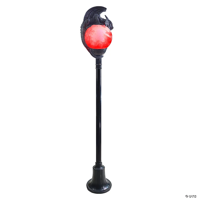 6 Ft. Light-Up Flaming Dragon Lamp Post™ with Sound Halloween Decoration