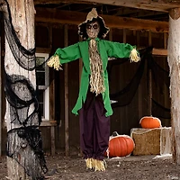 6 Ft. Light-Up Hanging Animated Scarecrow Halloween Decoration