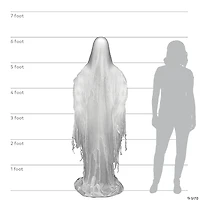 6 Ft. Rising Ghost Animated Prop Halloween Decoration