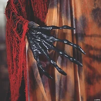 6 Ft. Standing Animated Black & Red Dragon Man Halloween Decoration