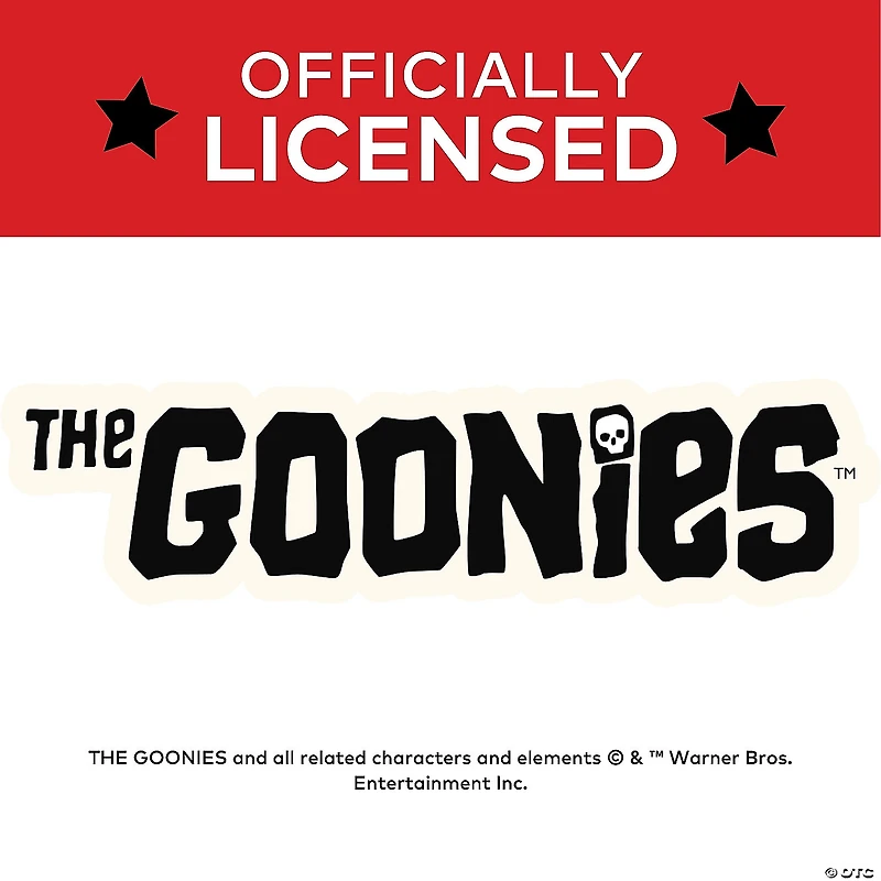 6 ft. The Goonies™ Skull & Crossed Swords Jolly Roger Backdrop