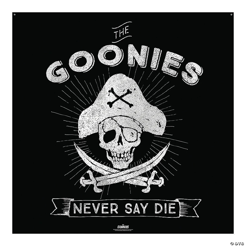 6 ft. The Goonies™ Skull & Crossed Swords Jolly Roger Backdrop