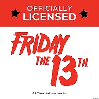 6 ft. x 6 ft. Friday the 13th™ Jason Polyester Backdrop Banner