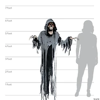 6' Hanging Animated Reaper Halloween Decoration