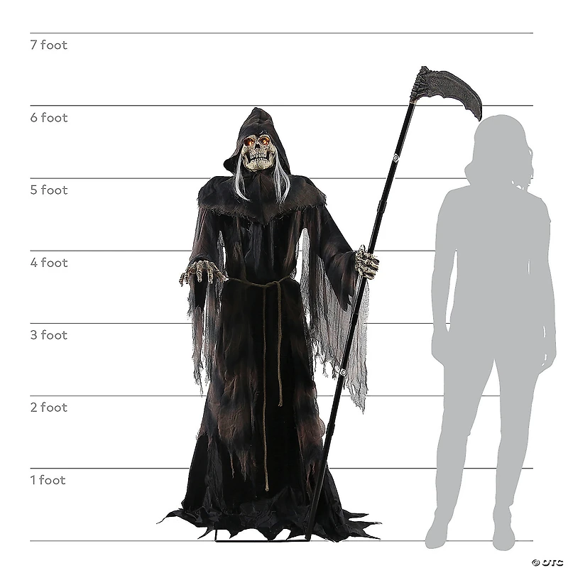 6' Lunging Reaper Animated Prop