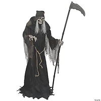 6' Lunging Reaper with Digital Eyes Animated Prop