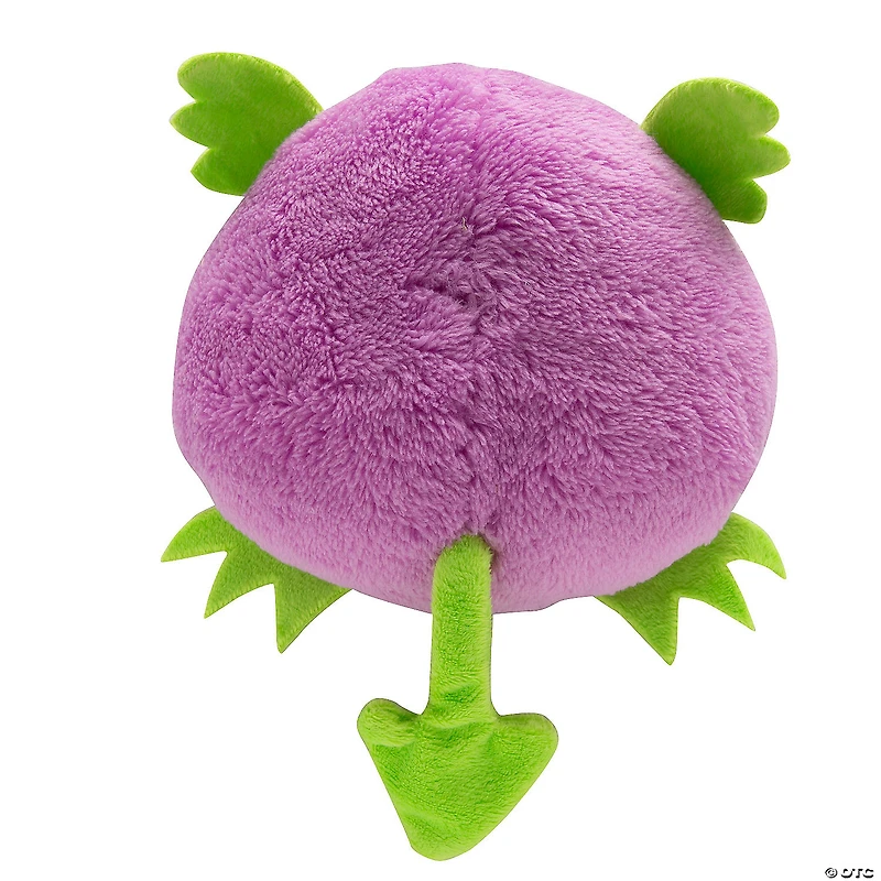 6" x 5" Soft Body Purple & Green Smiling Stuffed Monsters – 12 Pc.