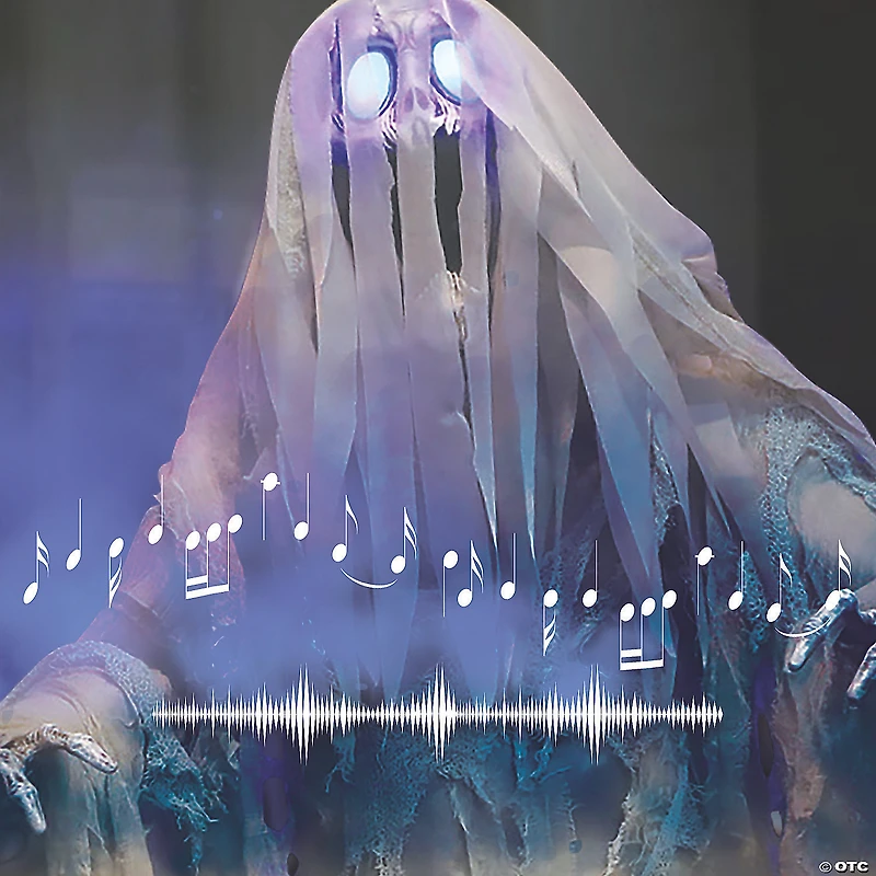 60" Hanging Ghost Halloween Decoration