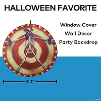 62 3/4" Clown Skeleton Target Ready-to-Hang Halloween Decoration
