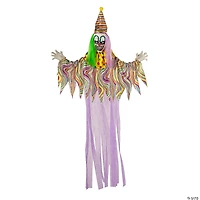 66 3/4" Light-Up Hanging Clown with Sounds Halloween Decoration