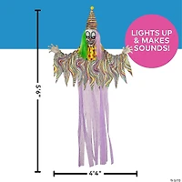 66 3/4" Light-Up Hanging Clown with Sounds Halloween Decoration