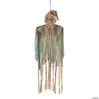 66” Hanging Animated Skeleton Witch Halloween Decoration