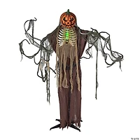 68 3/4" x 86 1/2" Animated & Light-Up Standing Jack-O’-Lantern Man Halloween Decoration