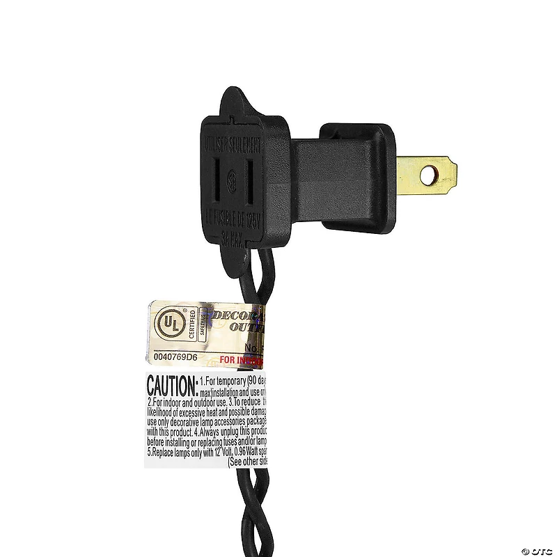 6ct Bone Shaped Halloween Lights - 9.75ft Black Wire