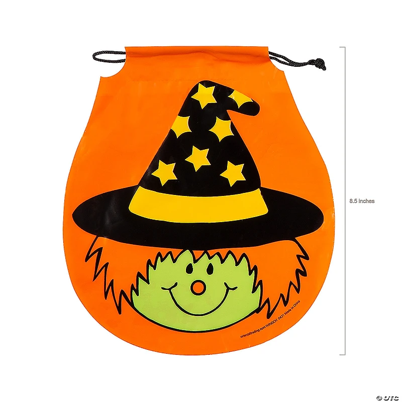 7 1/4" x 8 1/2" Halloween Drawstring Goody Bags - 72 Pc.