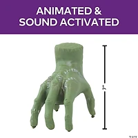 7" Animated Green Crawling Severed Hand Halloween Decoration