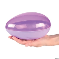 7" Fillable Pastel Plastic Easter Eggs - 12 Pc.