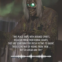 7 Ft. Animated Light-Up Cellar Dwellar Halloween Decoration