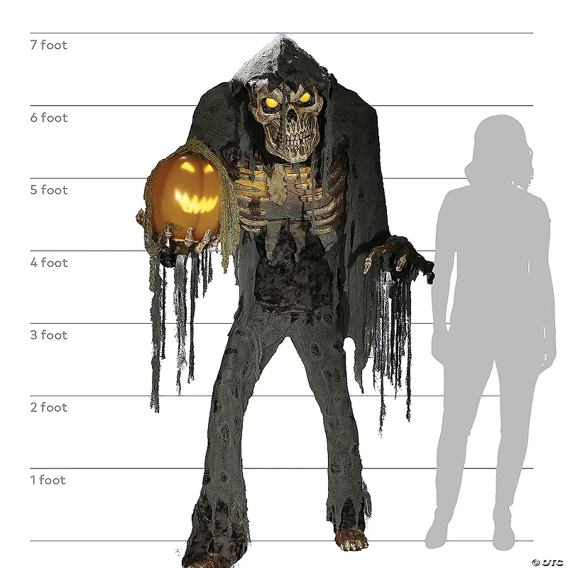 7 Ft. Animated Prowling Jack Halloween Decoration