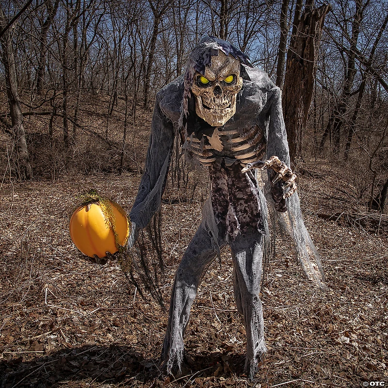 7 Ft. Animated Prowling Jack Halloween Decoration