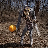 7 Ft. Animated Prowling Jack Halloween Decoration